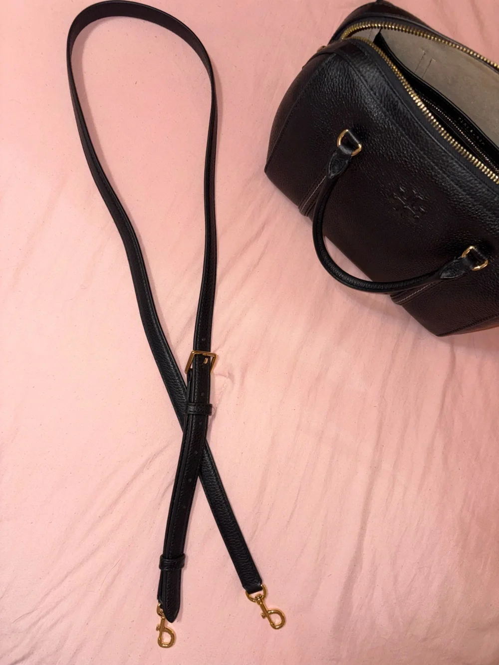 Tory Burch 4-Piece Black Leather Bundle